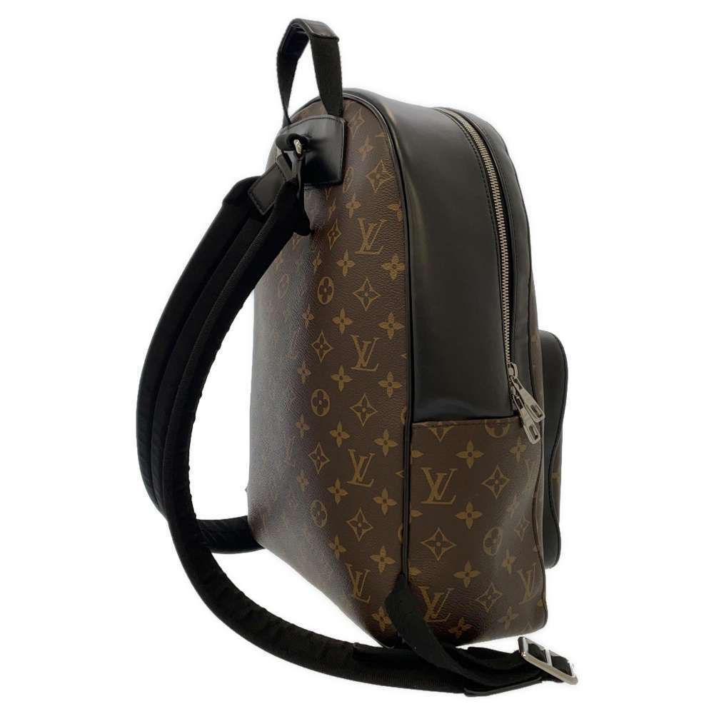 Louis Vuitton Backpack Josh Monogram Bag Brown Macassar Daypack Rucksack Black